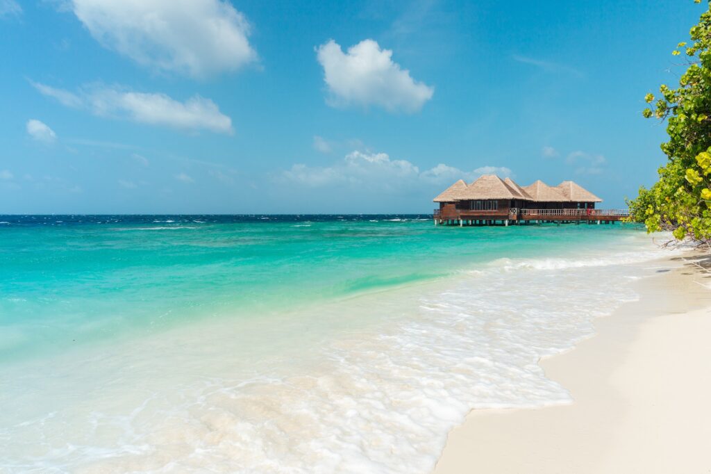 Bungalows on water, Maldives