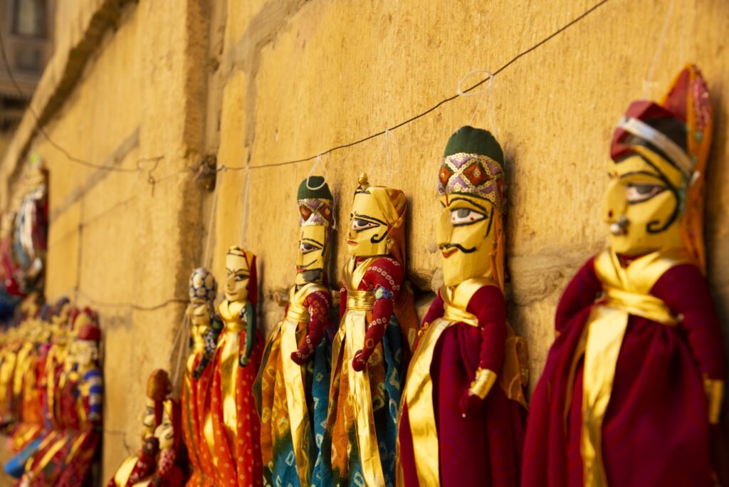 Marionette puppet india rajasthan jaisalmer