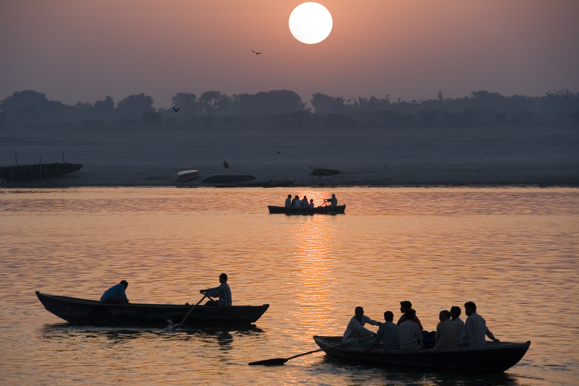 Holy River Ganges - Varanasi - India