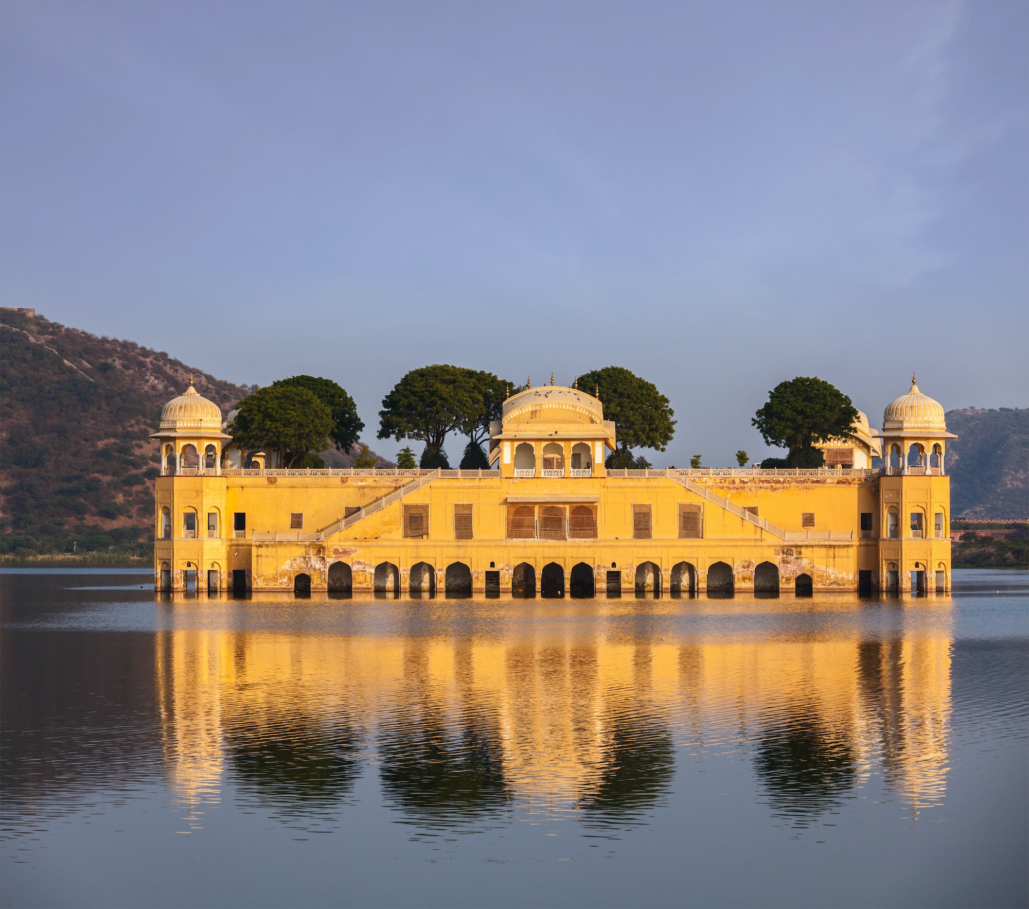 Jal Mahal (Water Palace). Jaipur, Rajasthan, India