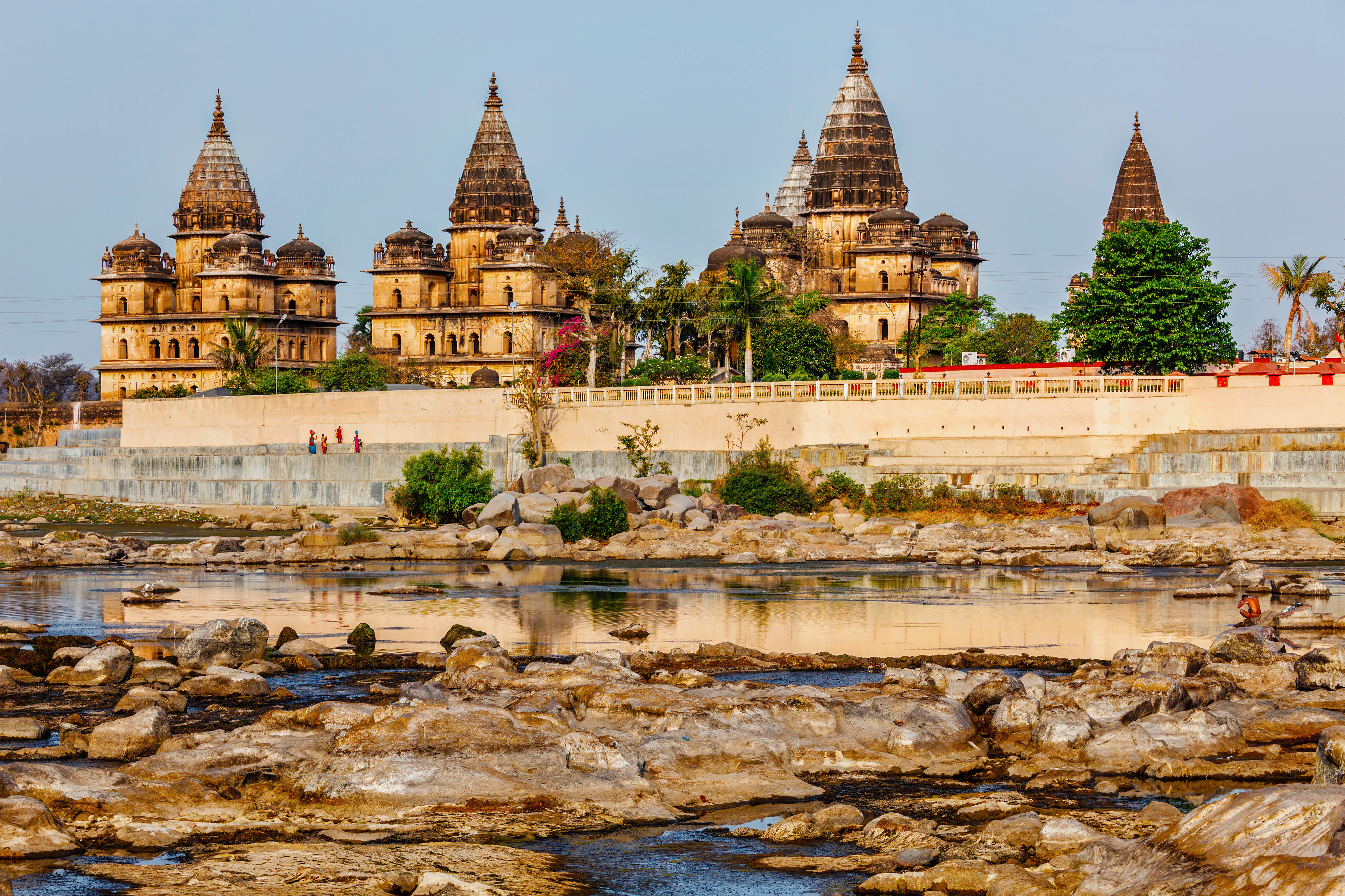 Royal cenotaphs of Orchha, Madhya Pradesh, India